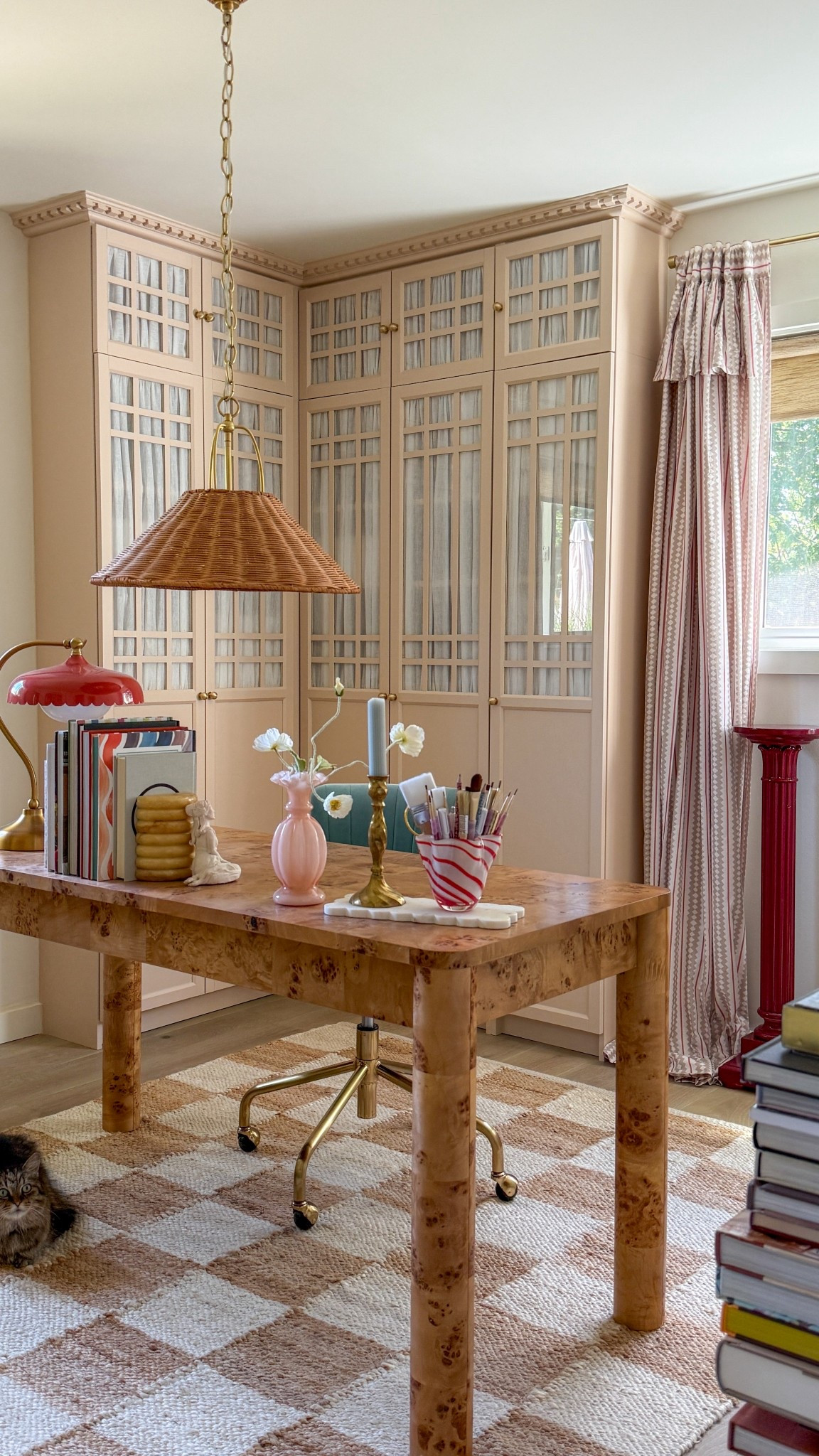 Finally, a functional and beautiful home office! I linked everything I could, including the lighting, rug, desk, chair, curtains, some cute desk supplies, and some similar decorative and vintage pieces to what I have . ♥️



#LTKHome