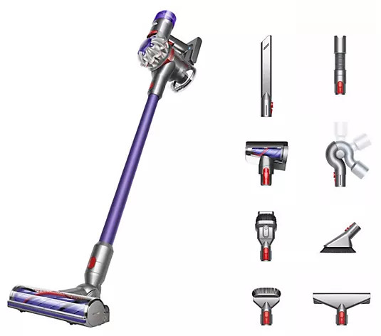 Make Your Selection: Dyson V8 Extra De-tangle Cordless Vacuum with 8 Tools | QVC