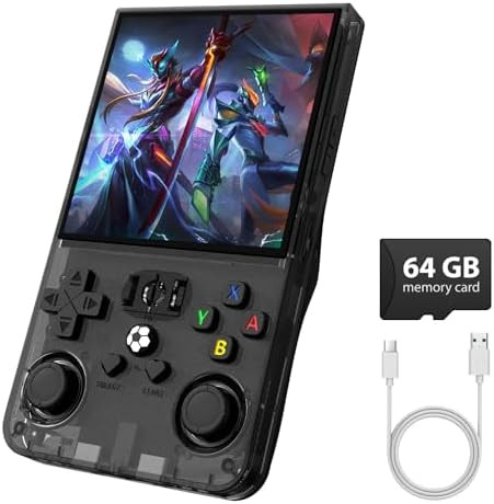 R36MAX Retro Gaming Console, Retro Handheld Games Console with 64GB TF Card, Portable Hand Held O... | Amazon (US)