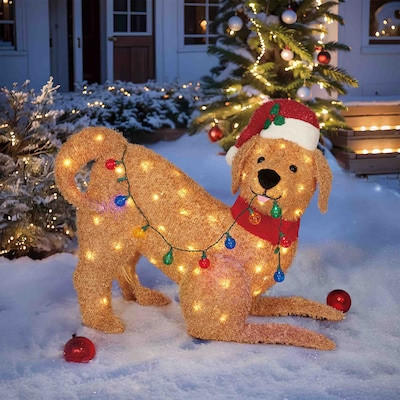 Holiday Living 2.75-ft LED Playful Doodle Decoration Lowes.com | Lowe's