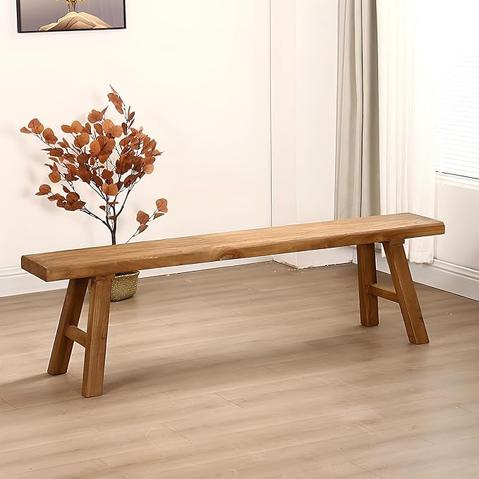 Long Bench, Wood Bench Indoor, Small Bench for Entryway, Narrow Entryway Bench, for Indoor Kitche... | Amazon (CA)