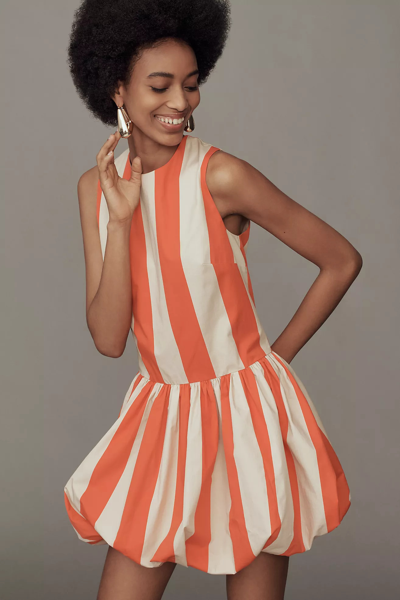 Mare Mare Bubble-Hem Mini Dress | Anthropologie (US)