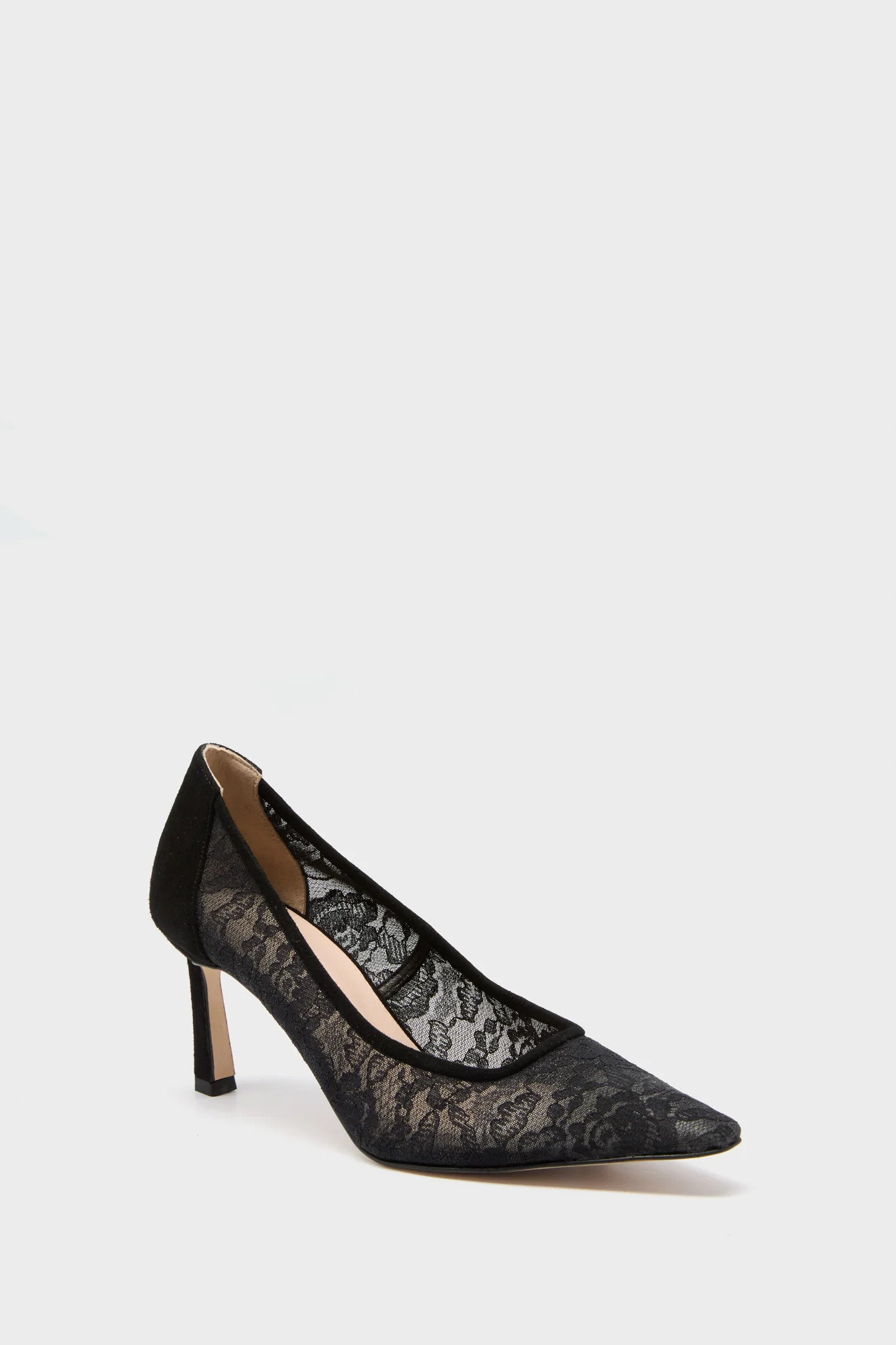 Black Lace Ilana Heels | Tuckernuck (US)