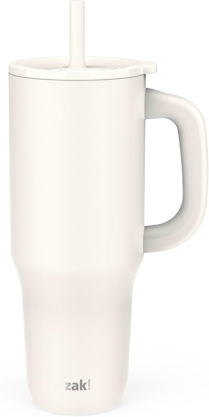 Zak Designs Sutton Travel Tumbler for On the Go, 30oz Stainless Steel with Vacuum Insulation, Str... | Amazon (US)