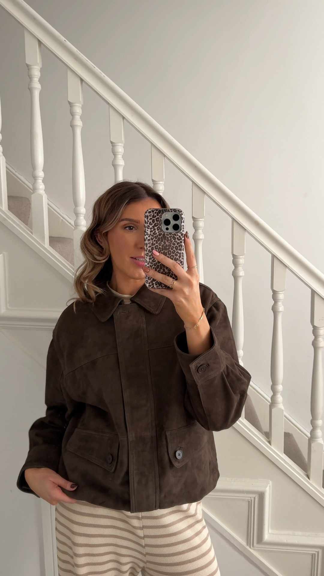 Ticking off my Autumn Wishlist with this gorgeous chocolate brown suede bomber jacket. I sized up two sizes so I could layer a knitted jumper underneath this autumn 🍂 

Definitely an investment piece but one I will have in my wardrobe for years to come. 

#LTKeurope #LTKautumn #LTKuk