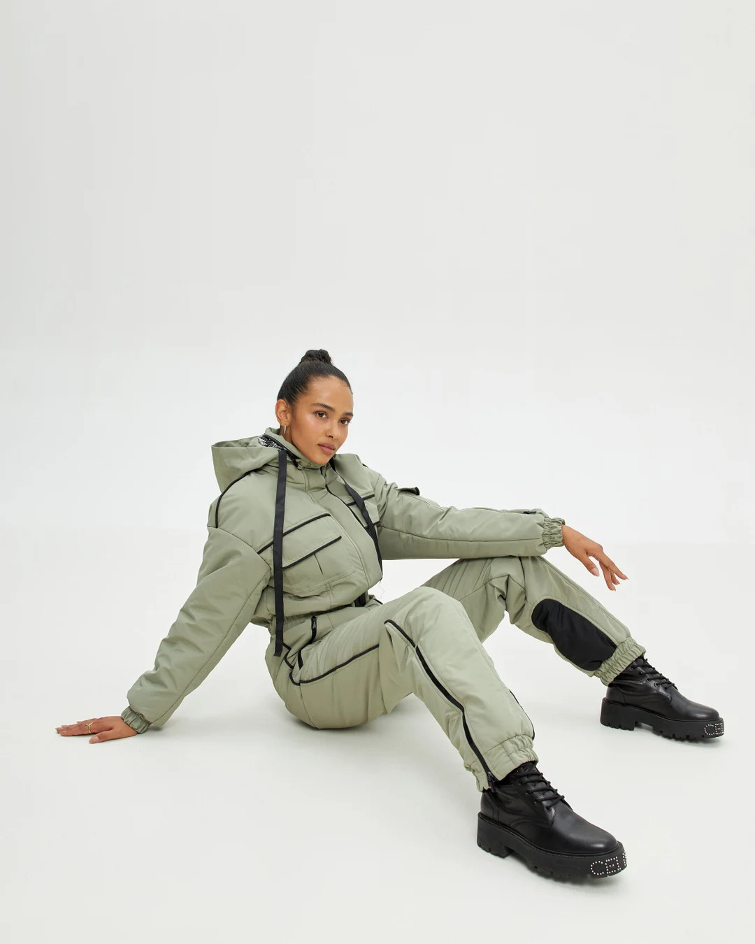 Olive Ski Suit Women One Piece Winter Snowsuit Women Warm Suit for Active Winter Sport Ski Jumpsu... | Etsy (US)