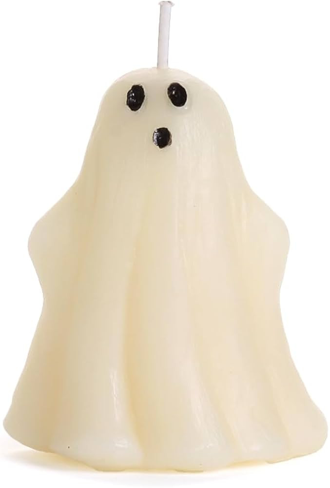 Big Dipper Wax Works 100% Pure Beeswax Ghost Candle, Halloween Decor, 3" | Amazon (US)