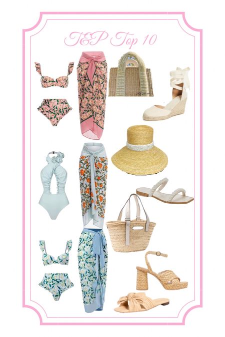 Bathing suit, sarong, matching set, one piece bathing suit, bikini, high waisted bikini, Agua bendita, cut out swim suit, Amazon bathingsuit, Amazon suit, straw bag, beach bag, raffia heels, straw hat, espadrilles, Pearl bag, raffia bag, summer bag, raffia heels, straw heels, platforms, raffia platforms, Pearl flats, Pearl sandals

#LTKfit #LTKSeasonal #LTKswim