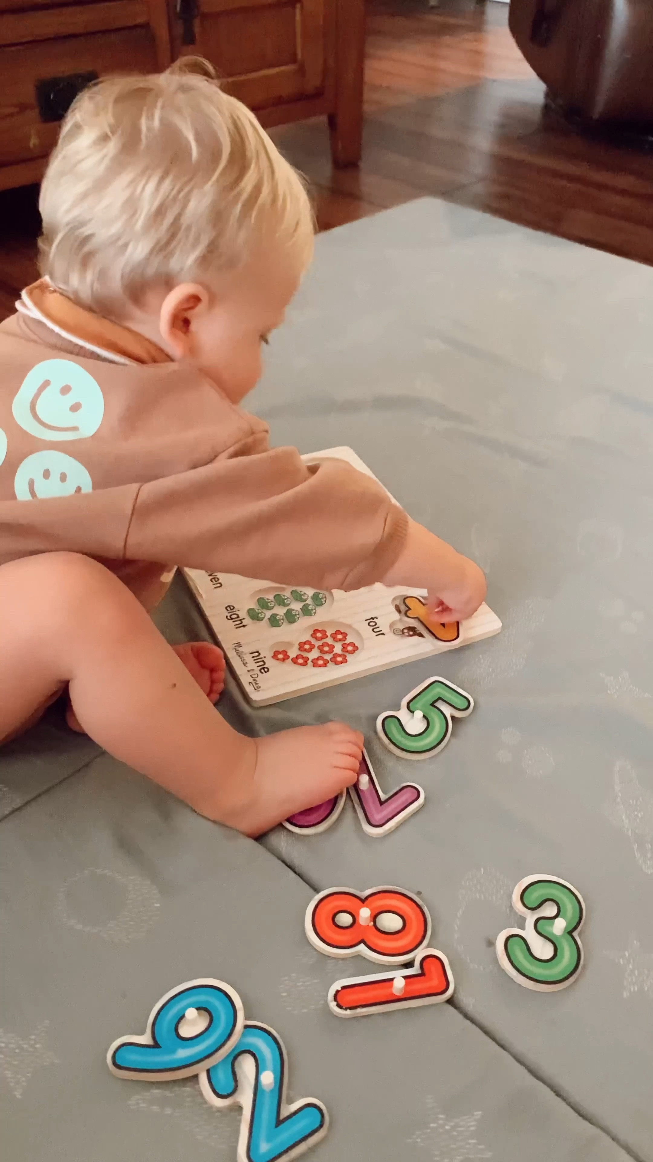 One of my 17 month old toddler’s favorite toys/activities right now is this numbers puzzle! 
This would make a great Christmas gift too! 🎄

#LTKHoliday #LTKkids #LTKbaby