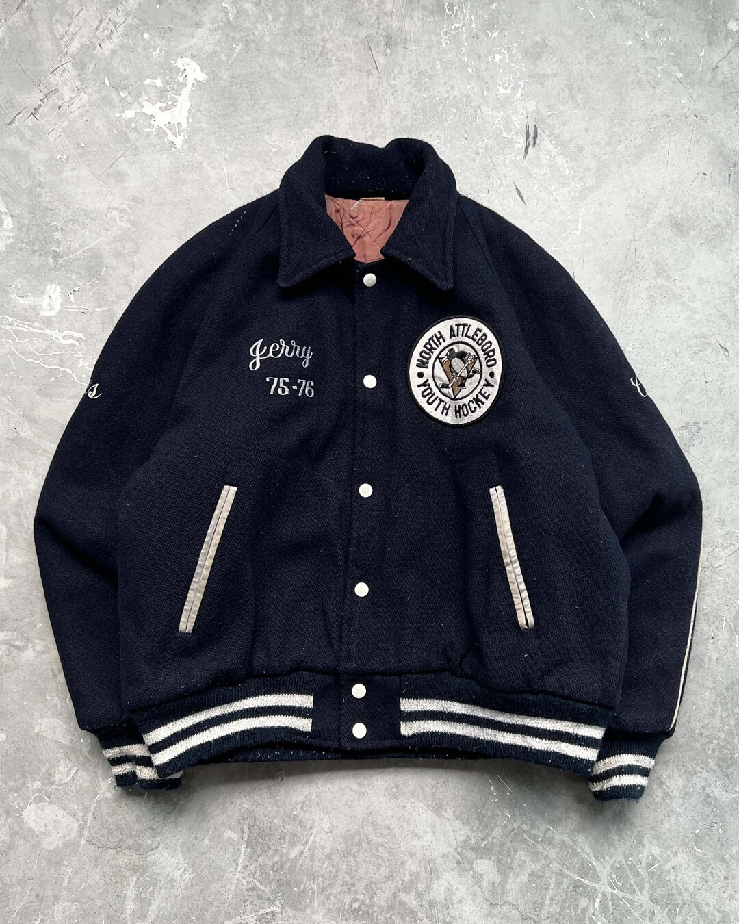 Vintage 70s Raglan 'JERRY' Varsity Jacket / College / Letterman / Streetwear L - Etsy Mexico | Etsy ROW