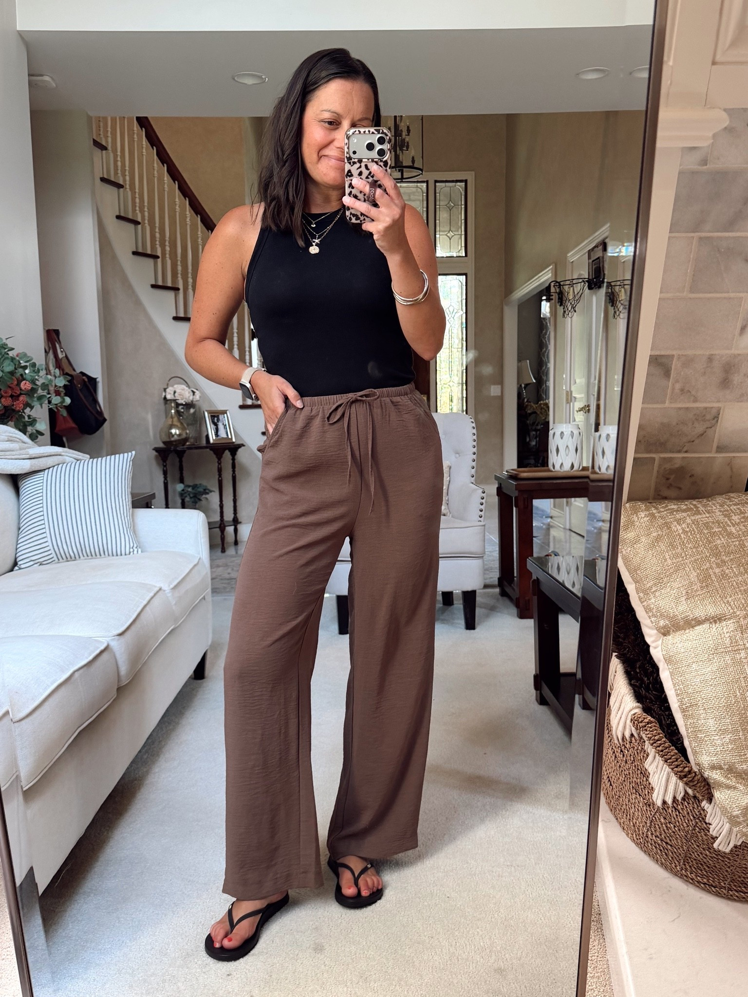 The best pants! Lightweight and flowy.  Looks just like the designer ones! Run true to size.

#LTKootd #LTKmomlife #LTKSeasonal