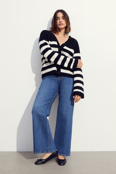 Oversized Rib-knit Cardigan | H&M (US + CA)