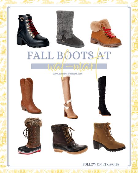 Fall Boots @walmart

#fall #fallboots #walmartfinds #falloutfit #tallboots #hikingboots #snowboots #duckboots #uggboots #fallfashion

#LTKunder100 #LTKSeasonal #LTKshoecrush