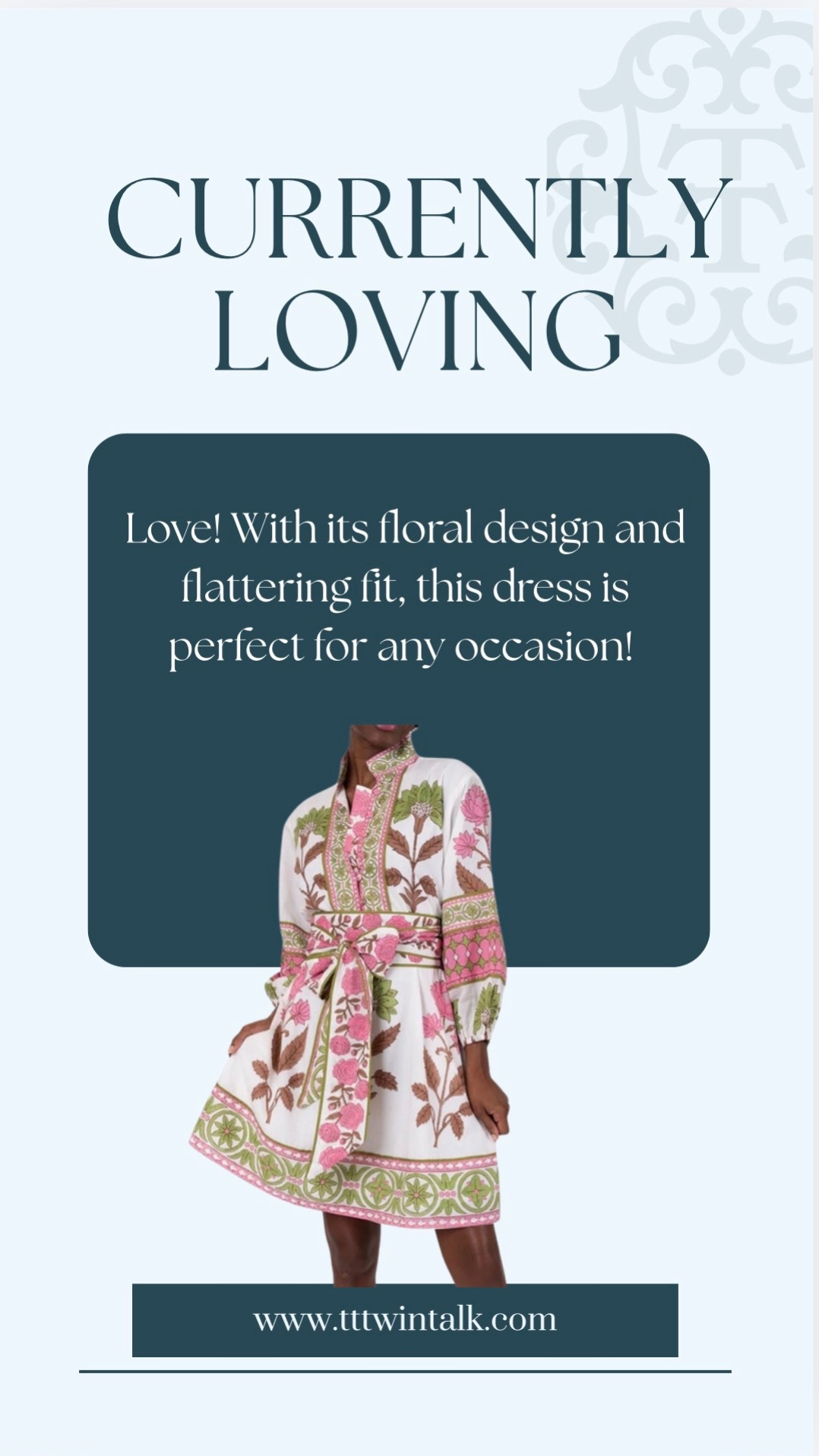 We knew this dress would go viral! The beautiful floral pattern, elongating neckline and flattering tie waist, makes this a perfect dress for any occasion! s

#LTKMidsize #LTKOver40