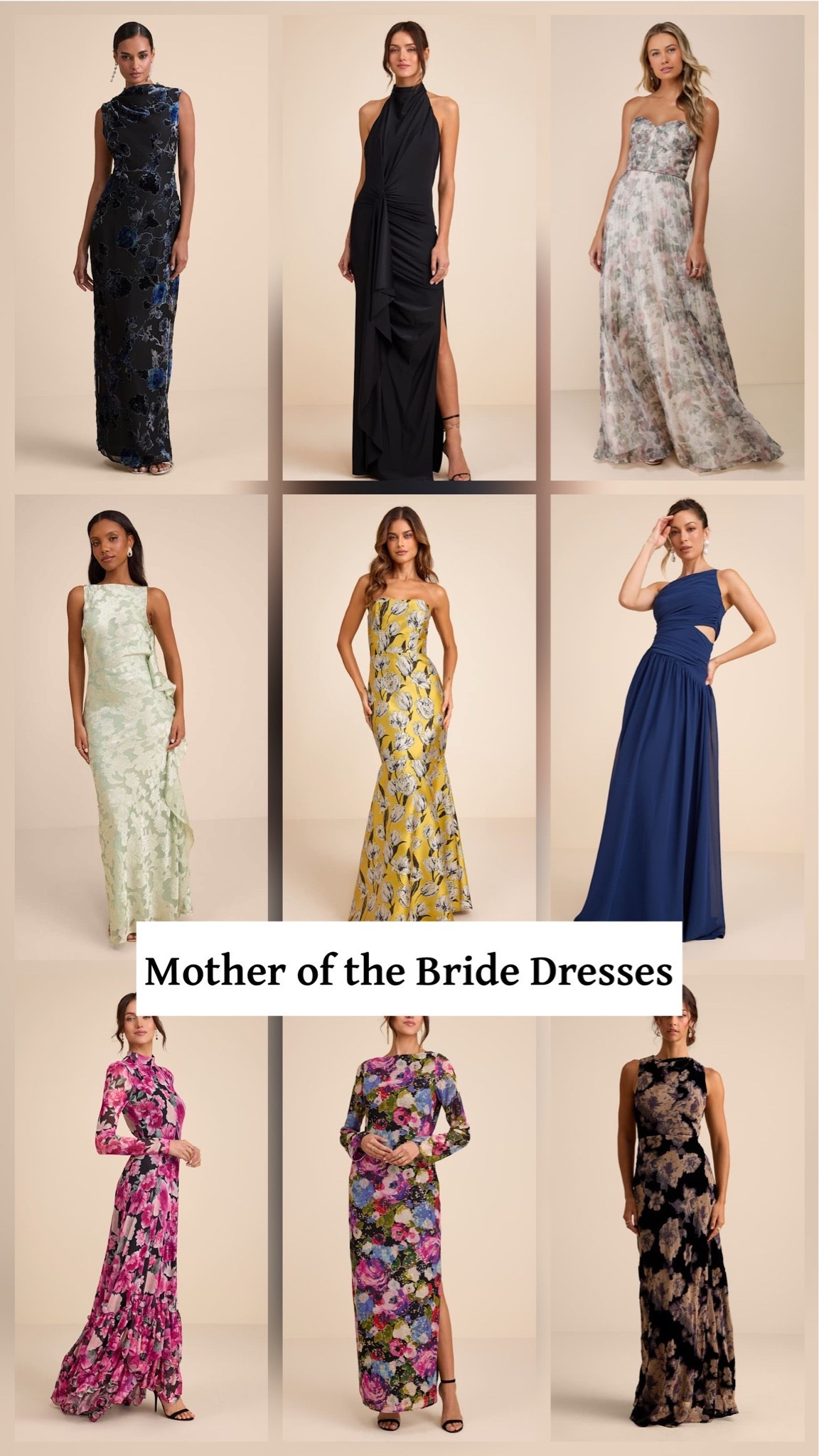 Spring and summer formal wedding guest dresses under $140 at Lulus for the mother of the bride. 

Special occasion dresses, prom dresses, long dresses, full length dresses, formal gowns.

Mother of the bride dresses. Mother of the groom dresses.