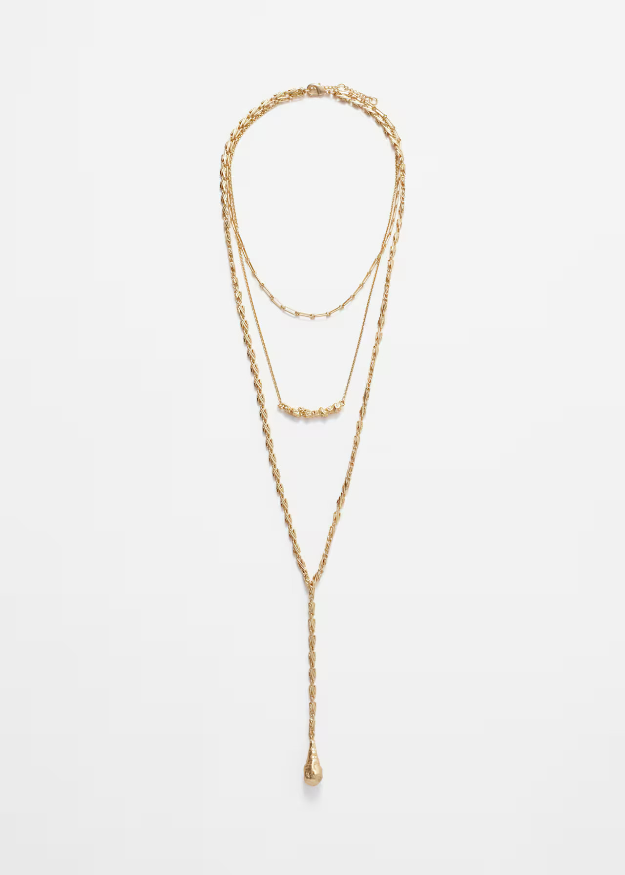 Layered Lariat Necklace - Gold - & Other Stories GB | & Other Stories UK
