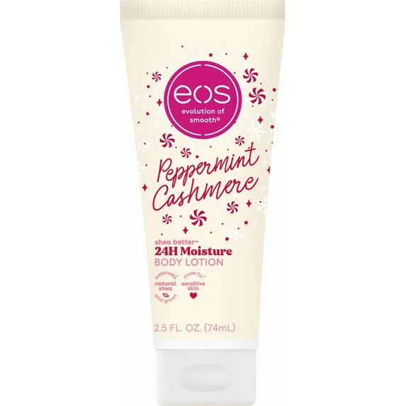 eos Travel Shea Better 24H Moisture Body Lotion, Peppermint Cashmere, 2.5 fl oz | Walmart (US)