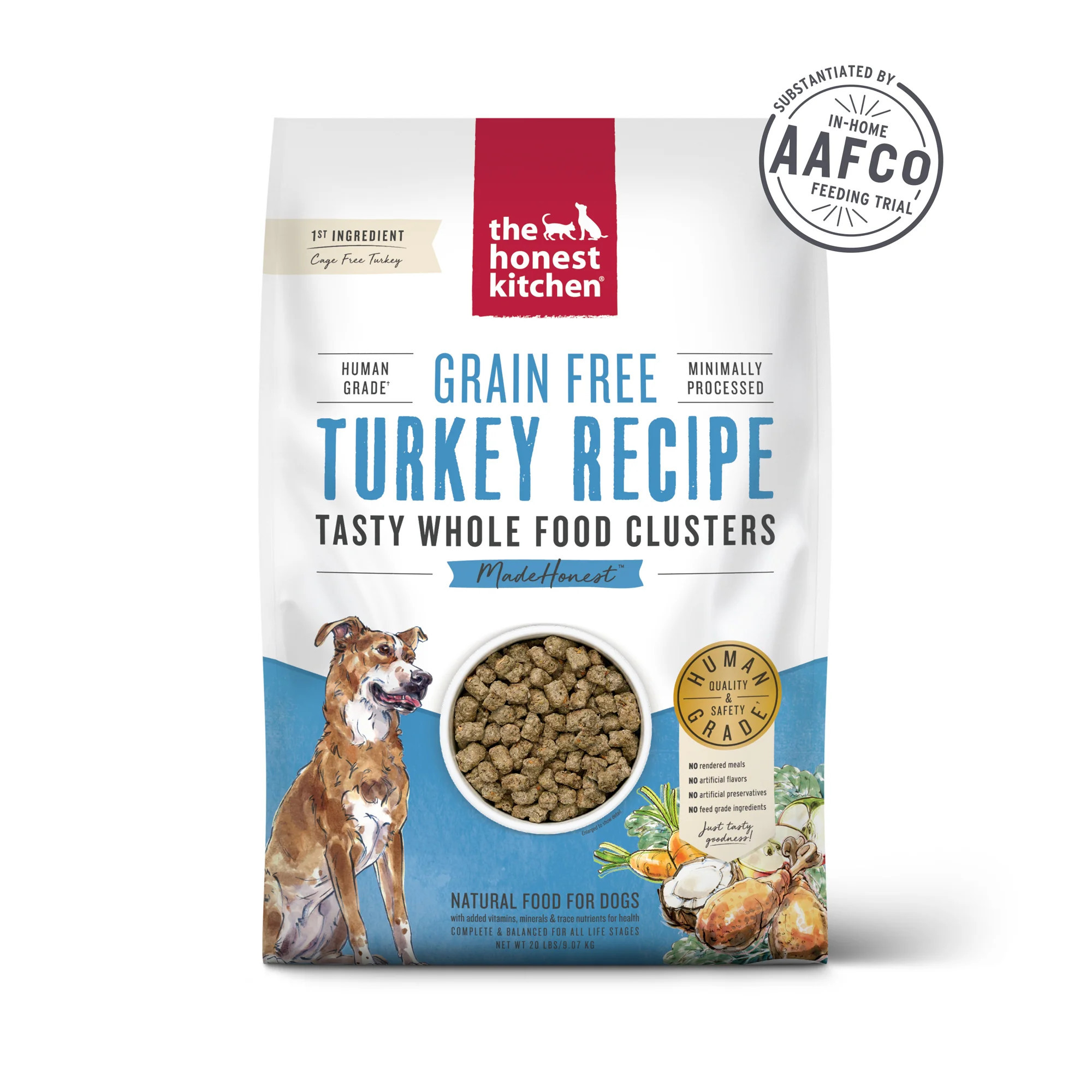 5LB Grain Free Turkey Clusters | The Honest Kitchen