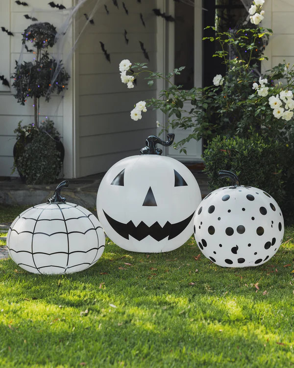 Halloween Pumpkin Decor
                      Light Up, 3-Pack | FUNBOY