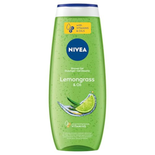 NIVEA Lemongrass & Oil Shower Gel for Daily Body Cleansing, Enriched with Nourishing Oil Pearls, Refreshing Lemongrass Aroma and Gentle Foaming Formula, 500 ml / 16.9 Fl Oz | Amazon (US)