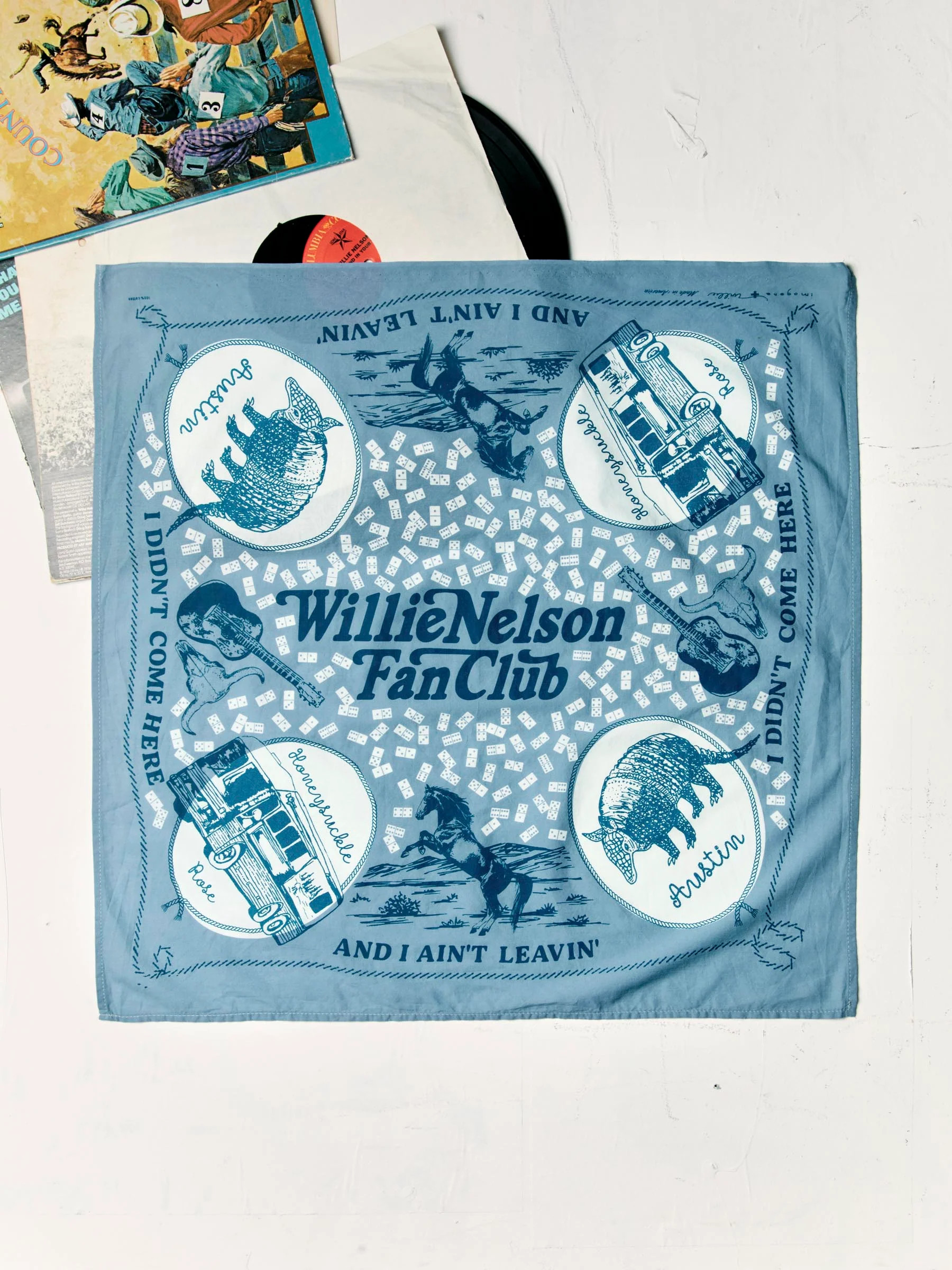 i+w x willie nelson "fan club" bandana | imogene + willie