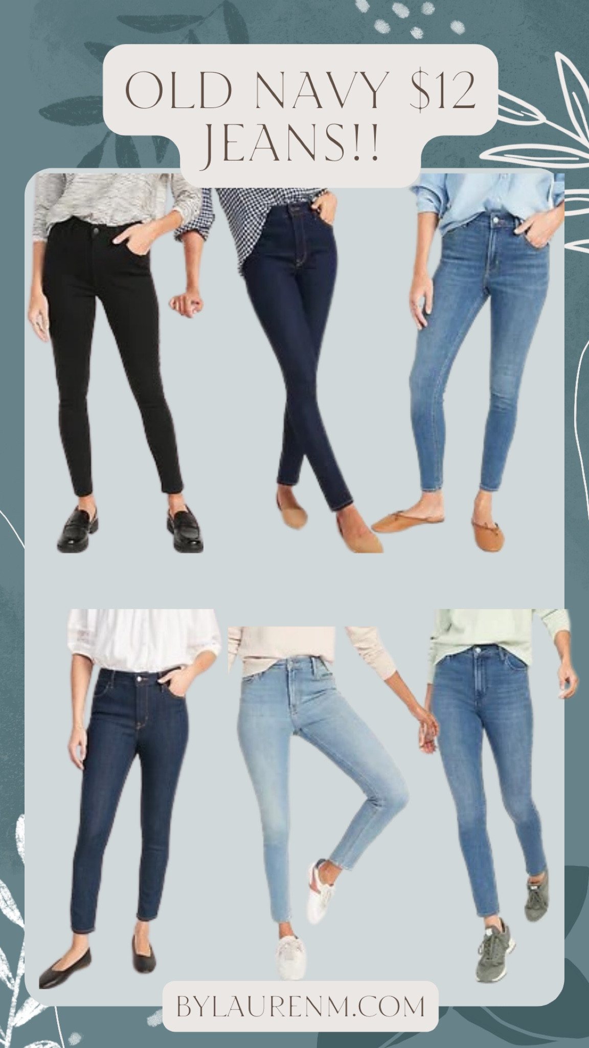 $12 jeans at Old navy! Old navy cyber sale! $12 jeans today only!!

#LTKsalealert #LTKCyberweek #LTKunder50