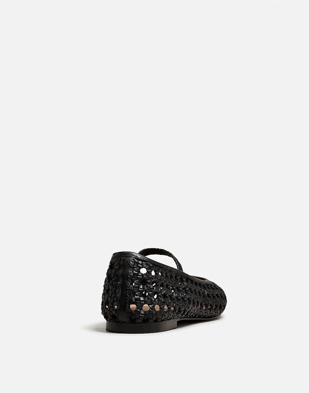 The Greta Ballet Flat in Open-Weave Leather | Madewell