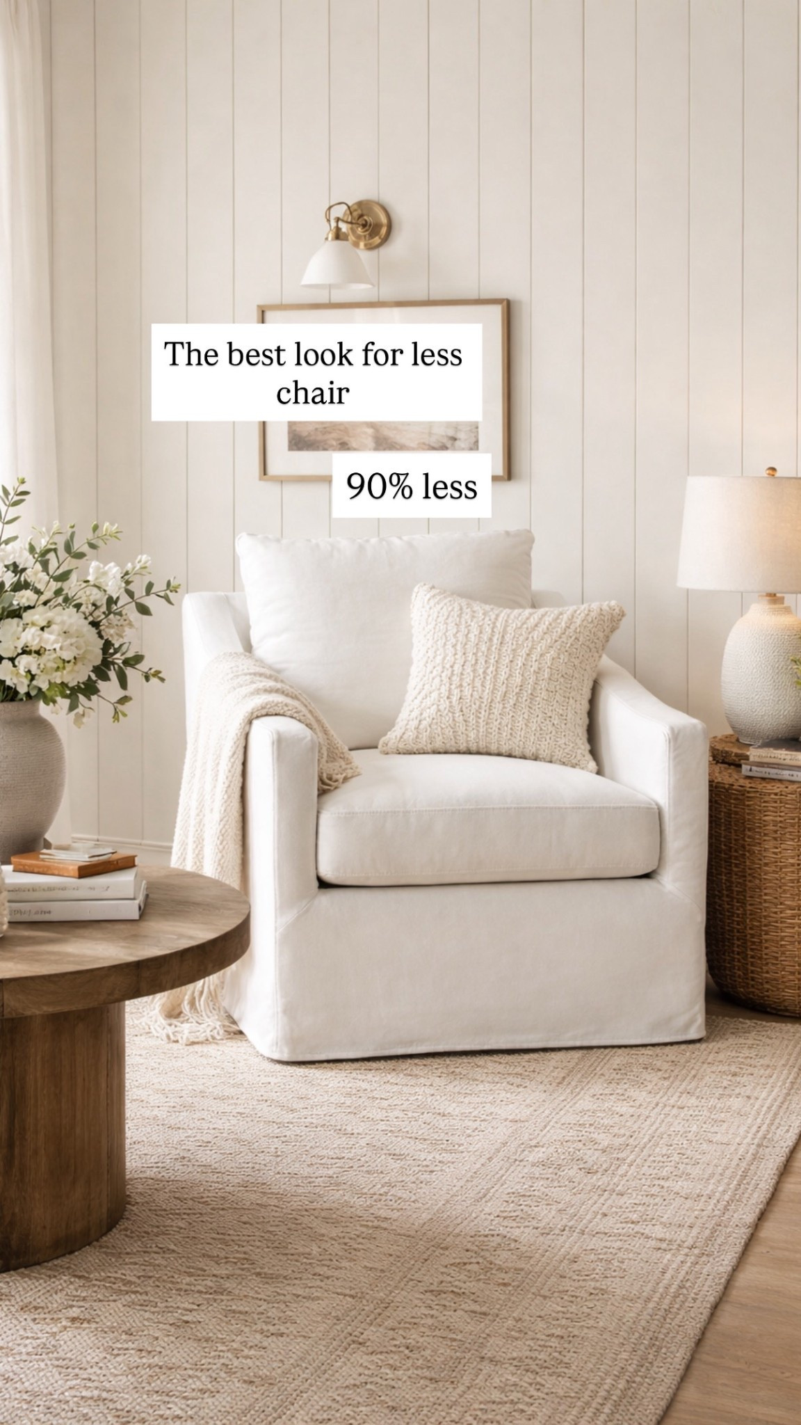 Can’t get over this look for less chair! Looks exactly like McGee and Co. I think I need it. Comes in brown and gray too!

Sale, accent chair, white accent chair, living room, family room 

#LTKHome #LTKSaleAlert