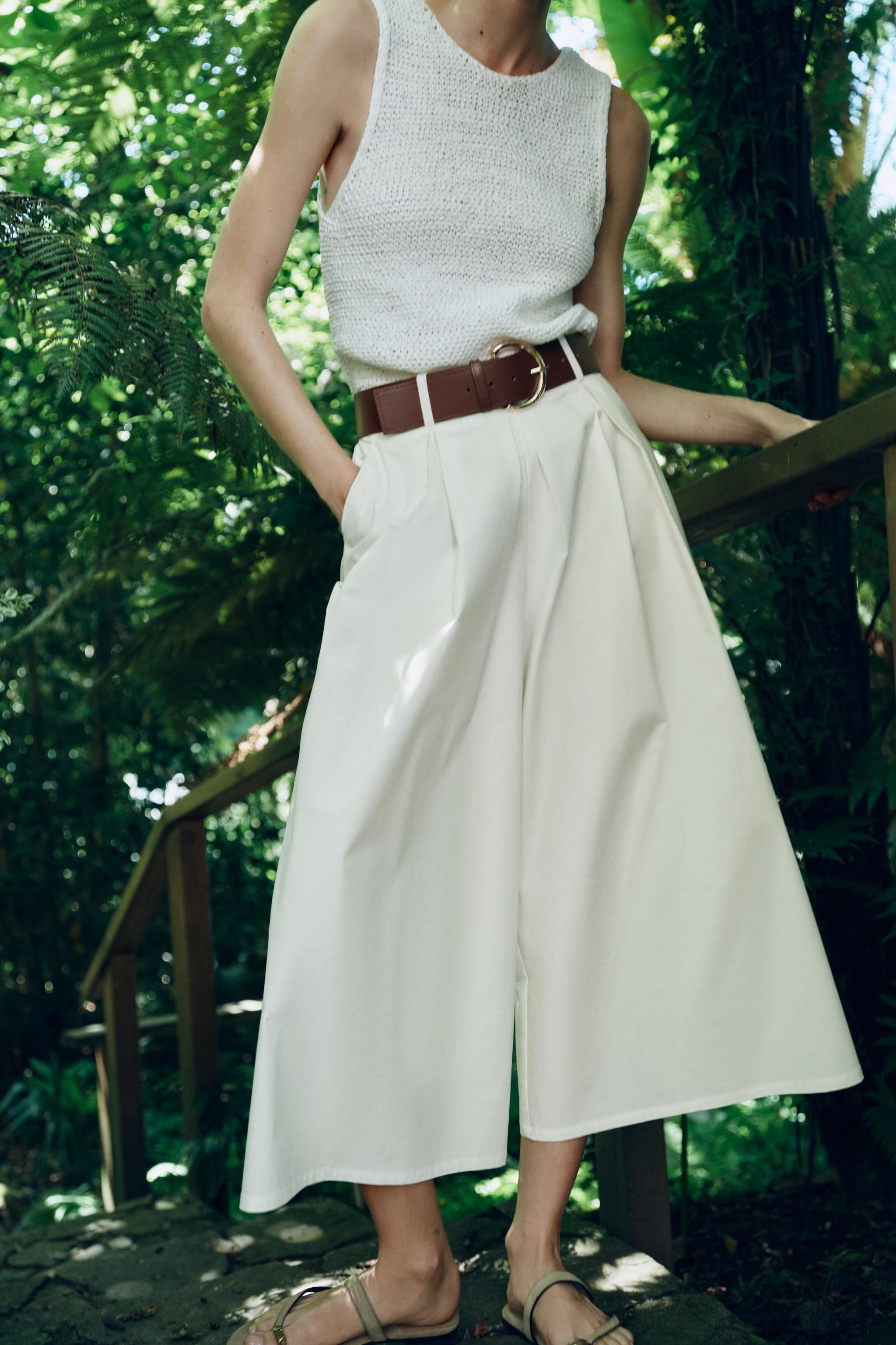 BELTED CULOTTES | Zara US