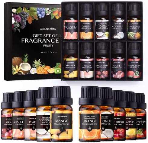 Fragrance Oil Set - Premium Grade 10 Pcs Scented Oils for Candle Making, Soap Scents, Aroma Beads... | Amazon (US)