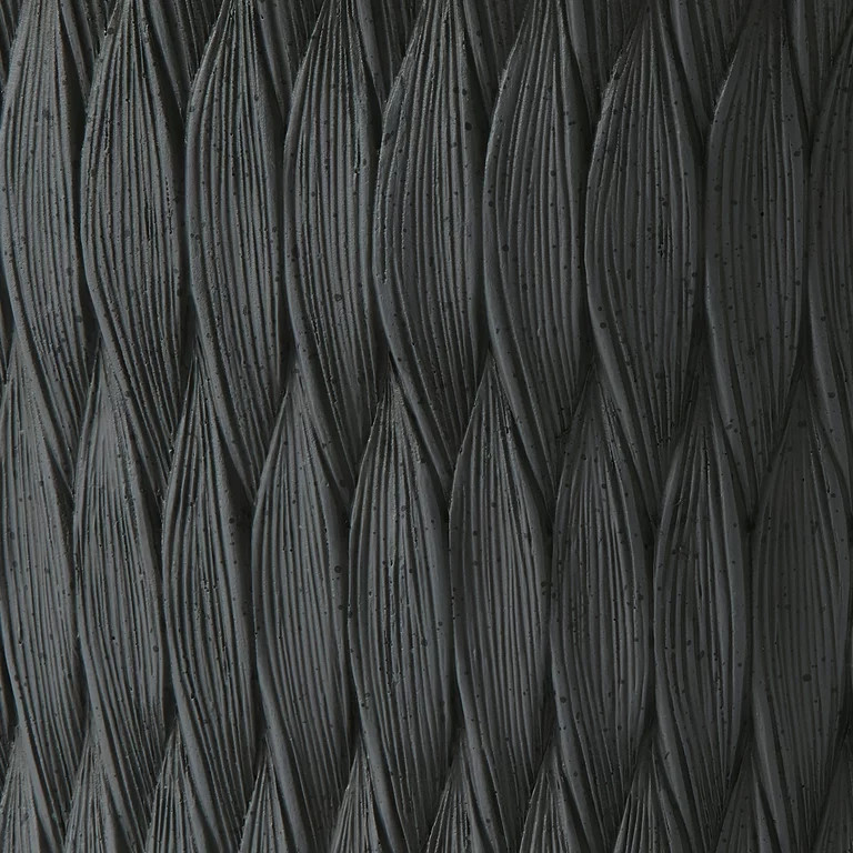 Better Homes & Gardens Carly Black Resin Planter, 15.9in Dia x 12.5in H | Walmart (US)