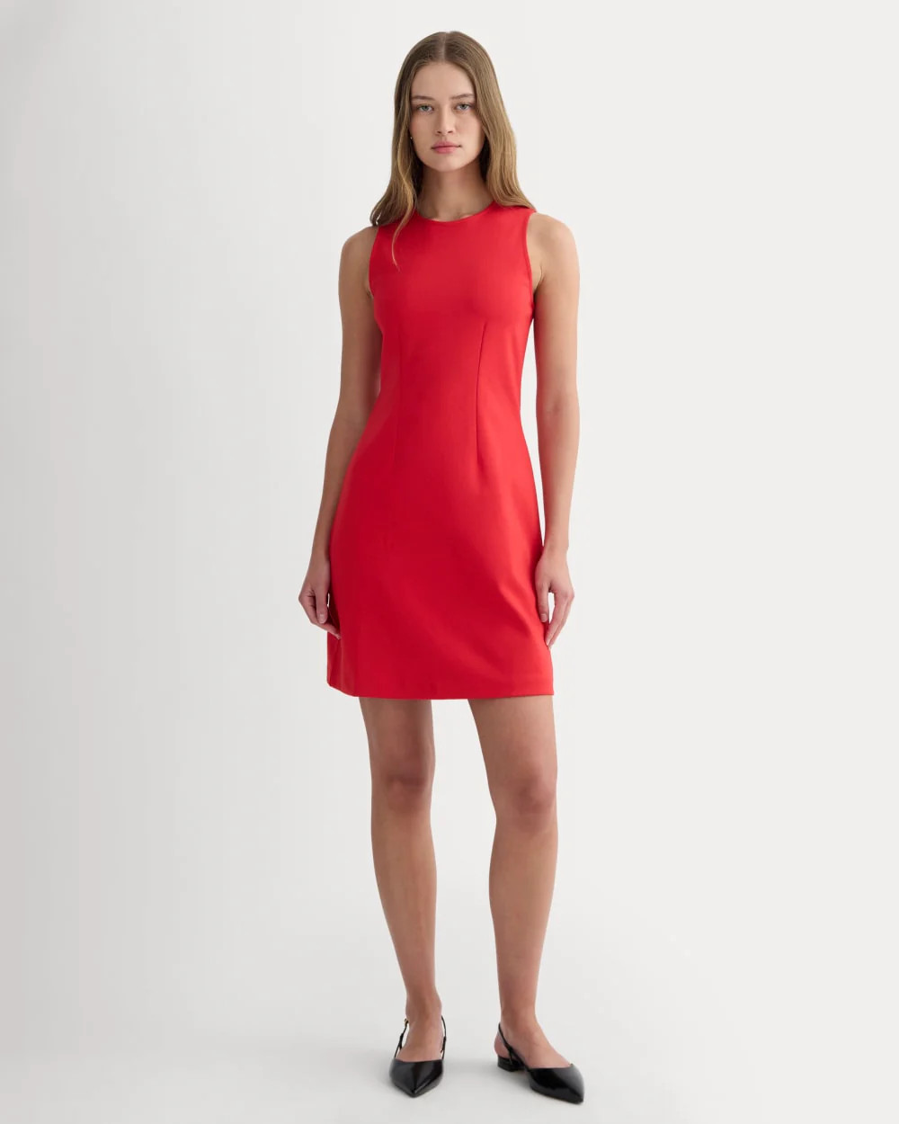 The Dream '90s Shift Dress | Classic Red | Everlane
