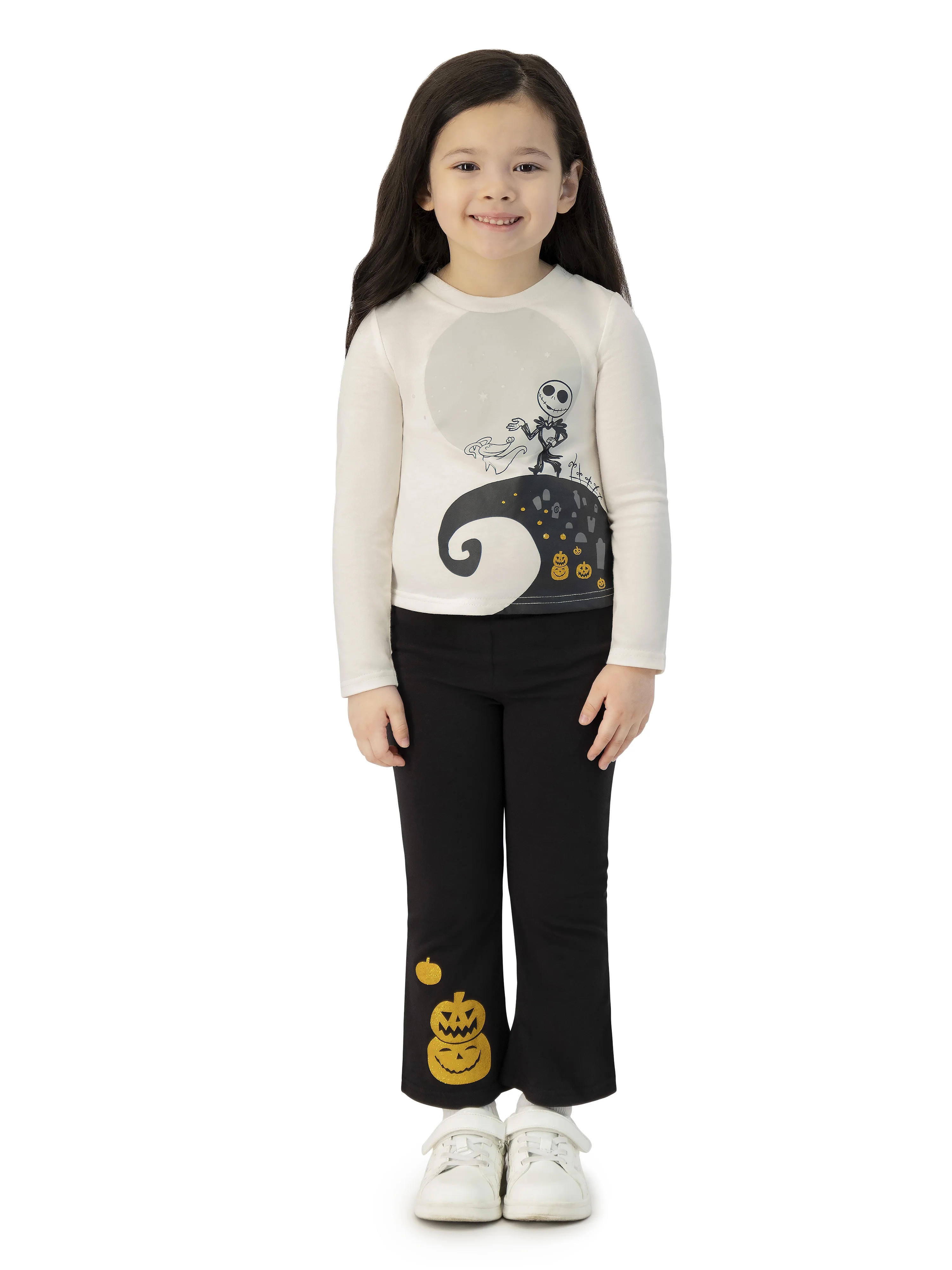 Nightmare Before Christmas Toddler Girls 3 Piece Legging Set, Sizes 12M-5T - Walmart.com | Walmart (US)