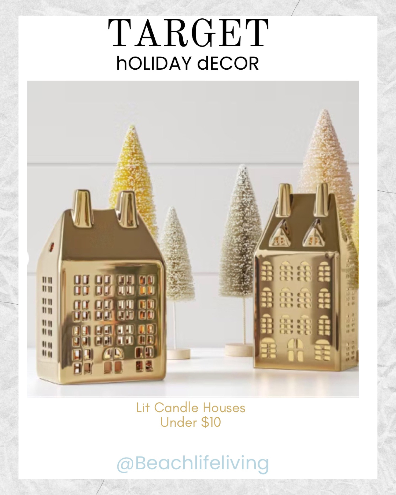 Lit Candle Houses 

#LTKHome #LTKSeasonal #LTKHoliday