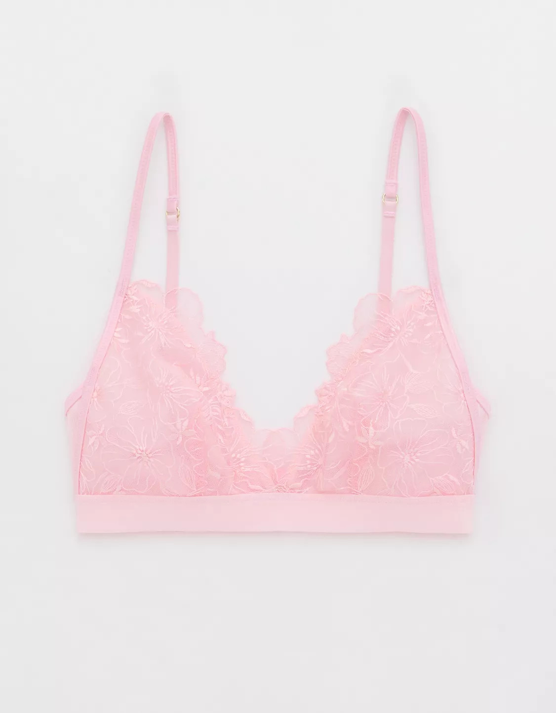 Show Off Embroidery Triangle Bralette | Aerie