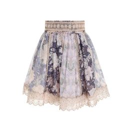 Celestial Lace Panelled Skirt | ZIMMERMANN (APAC)