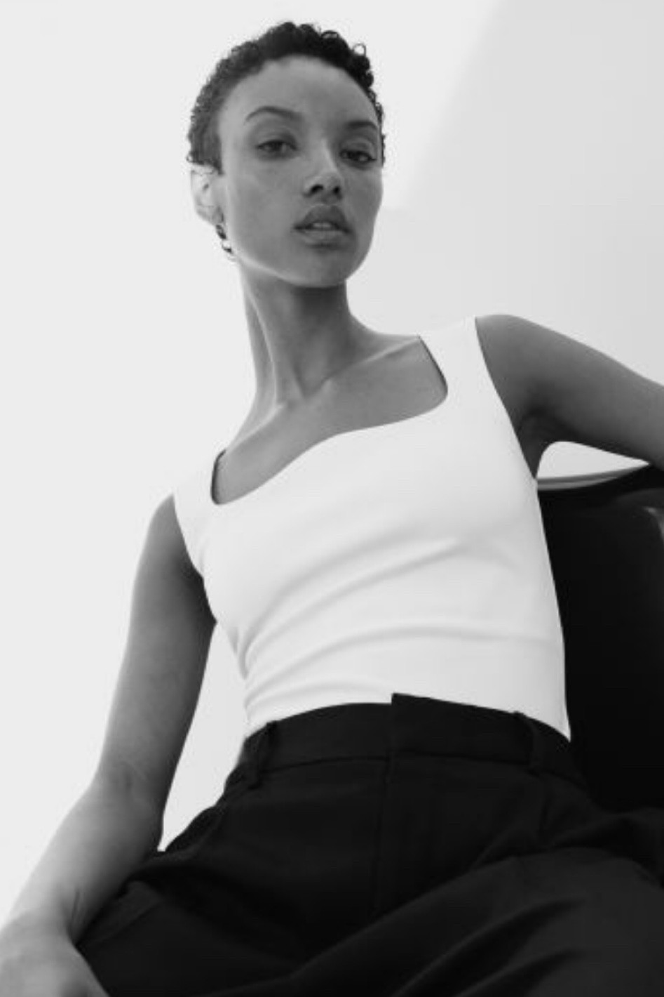 This basic white tank top comes in black and blue as well. The price is hard to beat too. I love the neckline detail 

#LTKstyletip #LTKtravel #LTKunder50