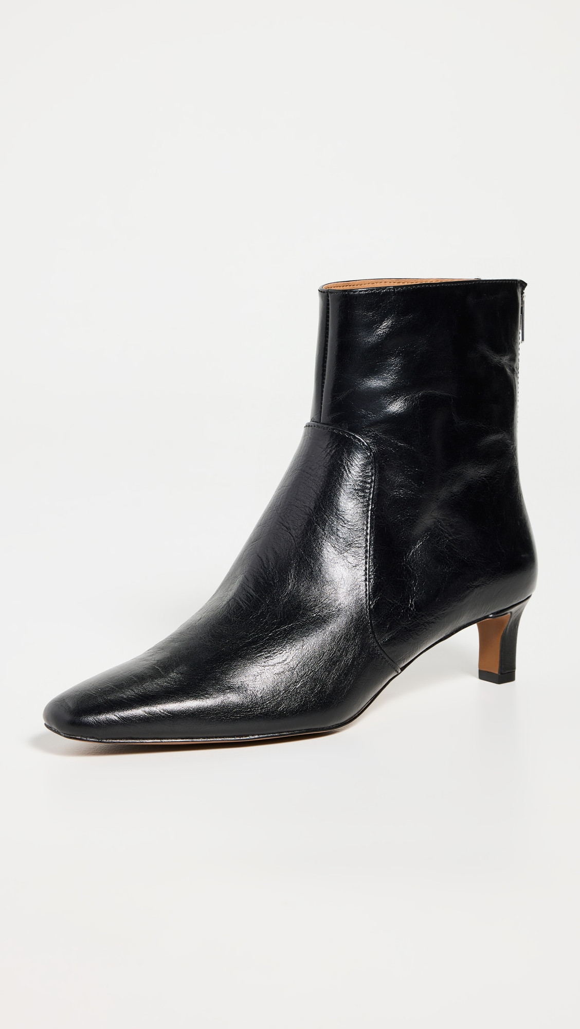 Madewell Dimes Kitten Heel Boots True Black 7 | Shopbop