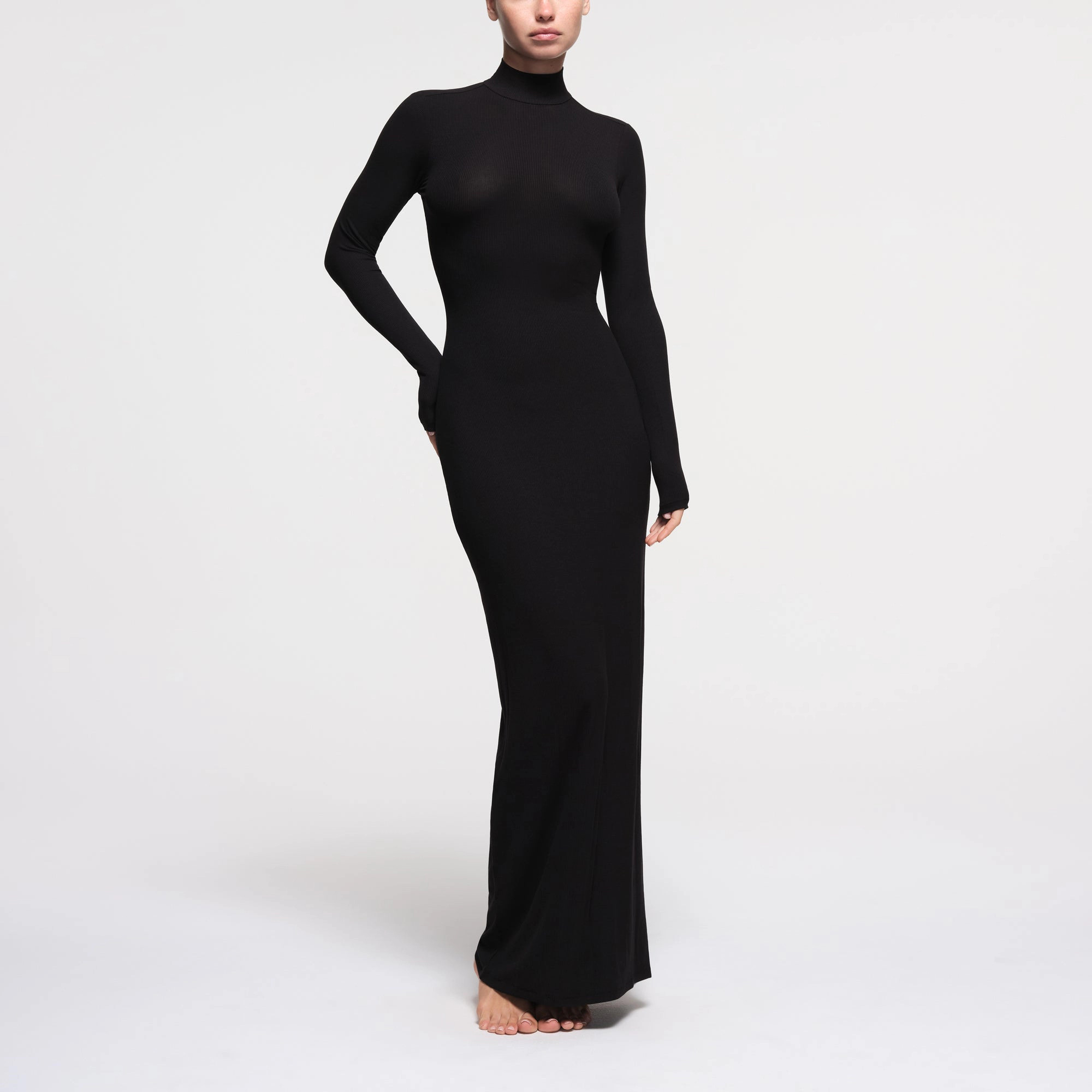 TURTLENECK LONG DRESS | SKIMS (US)