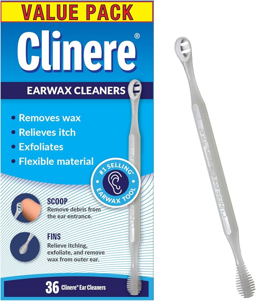Clinere® Ear Cleaners Club Value Pack, 36 Count Earwax Remover Tool Safely and Gently Cleaning E... | Amazon (US)