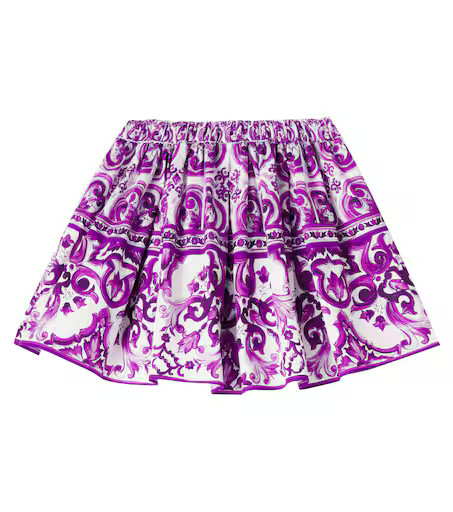 Majolica printed cotton poplin skirt | Mytheresa (US/CA)