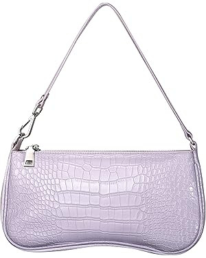 S.Leaf Retro Shoulder Bag Soft Crocodile Vegan Leather PU Clutch Purse Designer Handbags Best Fri... | Amazon (US)