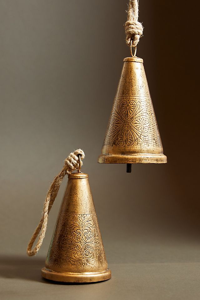 Patterned Bell Ornament | Anthropologie (US)