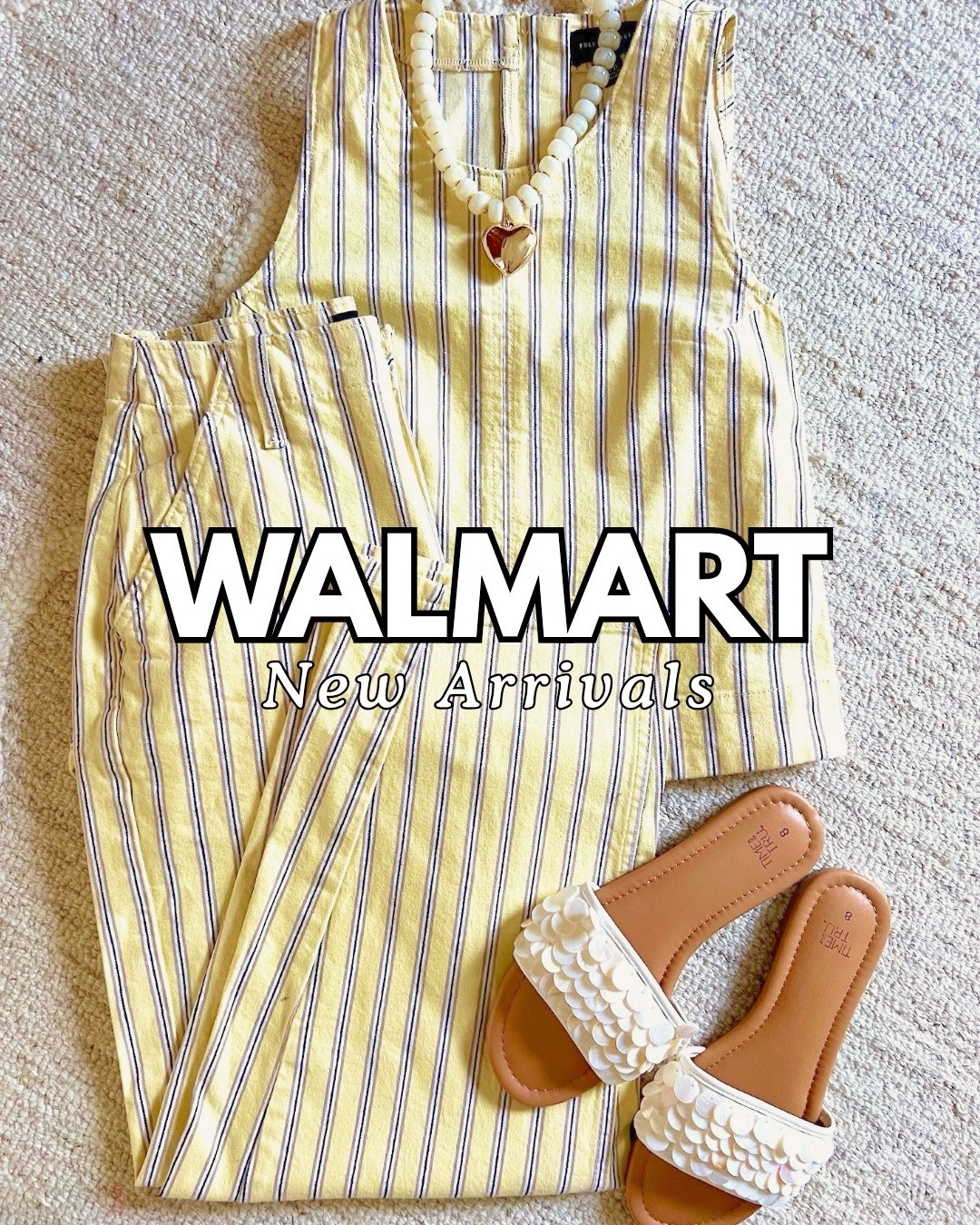 Cutest new @walmart finds are here! Comment OUTFIT LINKS to shop! ❤️ So many other colors & prints available too! 🛍️