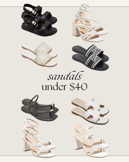 Sandals under $40 ✨ cute affordable sandals for spring and summer

#LTKfindsunder50 #LTKfindsunder100 #LTKshoecrush