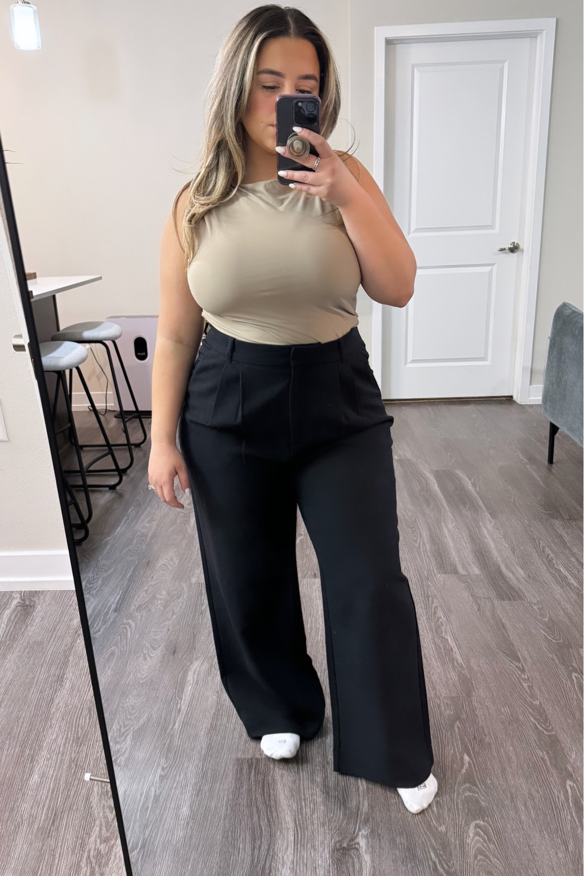 Obsessed with my work attire from Abercrombie. Top is sold out but linked something similar #ltkwork #ltklawyer #womenworkear 

#LTKstyletip #LTKMostLoved #LTKworkwear