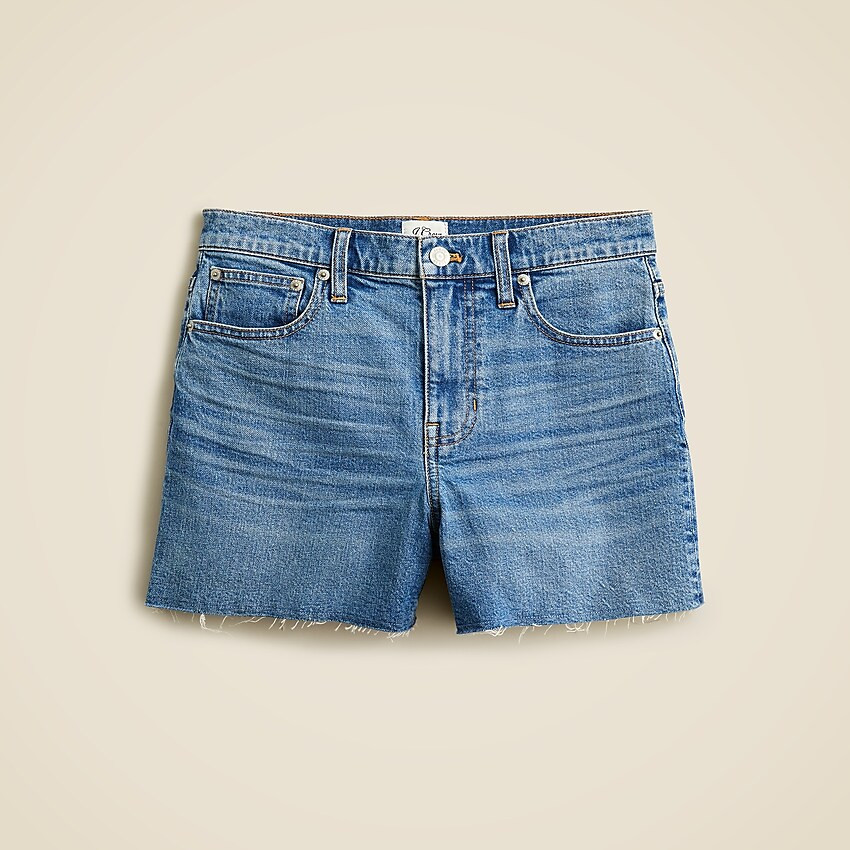 High-rise denim short in Juniper wash | J. Crew US