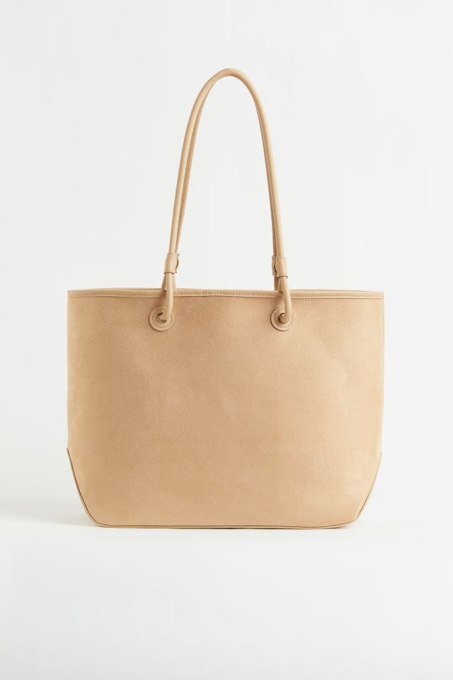 Shopper with two faux leather handles at top. Unlined.SizeThe model is 180cm/5'11" and wears a si... | H&M (US)