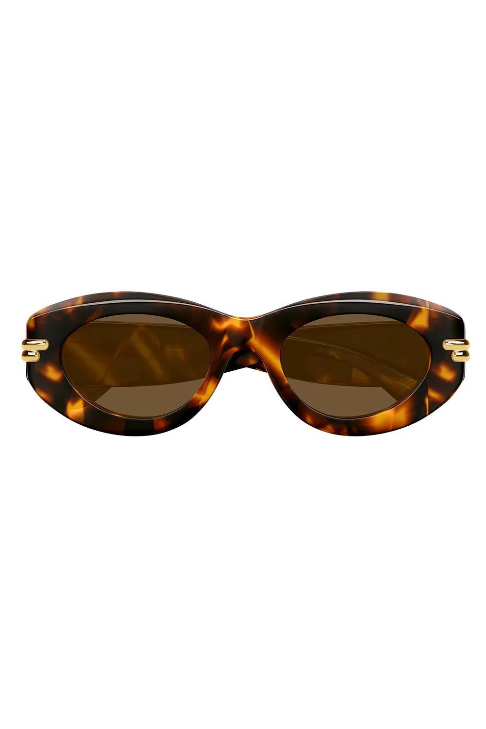 Oval Sunglasses - Havana Brown | BOTTEGA VENETA | Marissa Collections