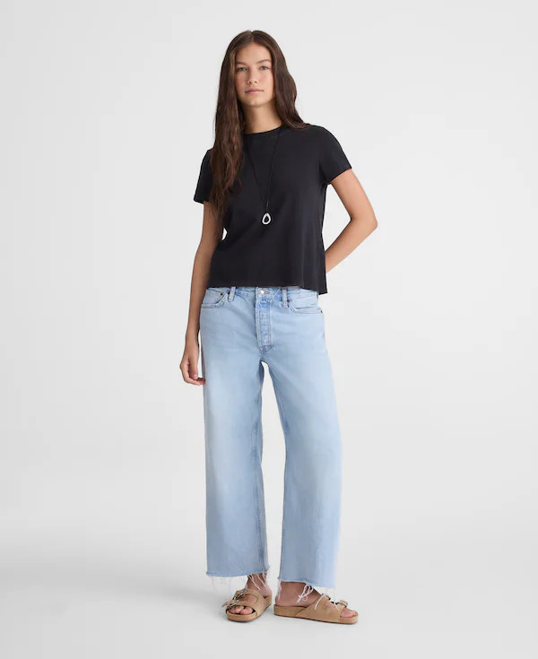 Low-Slung Baggy Crop Jean | Madewell
